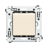 Выключатель 1-кл. 2мод. СП Avanti "Ванильная дымка" 16А IP20 беж. DKC 4405103