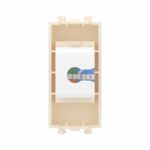 Розетка телефонная 1мод. Avanti "Ванильная дымка" RJ12 без шторок модульная механизм DKC 4405611 — изображение 3