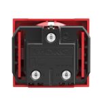 Розетка 1-м 2мод. Viva 16А IP20 2P+E с заземл. защ. шторки красн. DKC 45015 — изображение 5