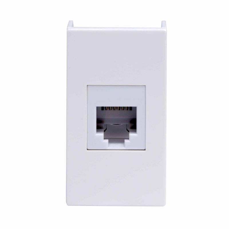 45018_1.jpeg Розетка телефонная 1-м 1мод. Viva RJ12 бел. DKC 45018 — изображение 1