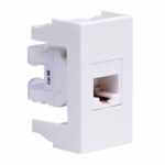 Розетка компьютерная 1-м 1мод. Viva RJ45 кат.5E бел. DKC 45038 — изображение 4
