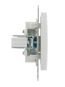 Розетка компьютерная СП Rain RJ45 16А IP20 механизм бел. LEZARD 703-0288-139 — изображение 2