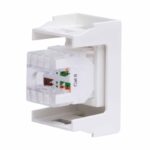 Розетка компьютерная 1-м 1мод. Viva RJ45 кат.6 бел. DKC 45058 — изображение 2