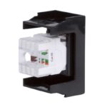 Розетка компьютерная 1-м 1мод. Viva RJ45 кат.5E черн. DKC 45238 — изображение 2