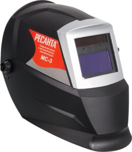 Маска сварочная МС-3 (с регулир. чувств.и и задержки времени; задержка откр. 0.15/0.8с; сенсор чувств. перем.; светофильтр ТСК 3202 "шлифовка") Ресанта 65/15 — изображение 4