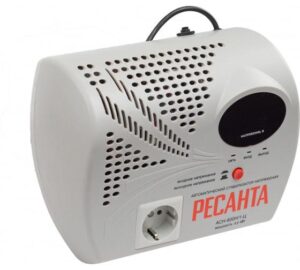 Стабилизатор напряжения АСН-500 Н/1-Ц 1ф 0.5кВт настен. с розеткой IP20 релейный Ресанта 63/6/9 — изображение 5