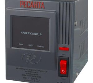 Стабилизатор напряжения АСН-1000/1-Ц 1ф 1кВт IP20 релейный Ресанта 63/6/2 — изображение 4