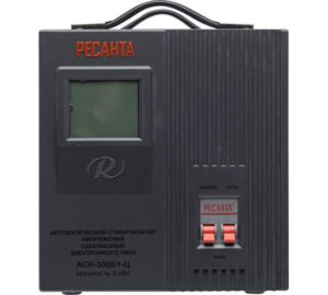 Стабилизатор напряжения АСН-3000/1-Ц 1ф 3кВт IP20 релейный Ресанта 63/6/5 — изображение 5