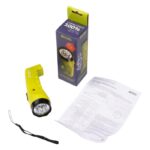 Фонарь аккумуляторный ручной AccuF2-L04-gn 4LED 2 режима: 100проц./25проц. аккум. 0.4А.ч выдвижная вилка индикатор зарядки зел. ФАZА 2857859 — изображение 4