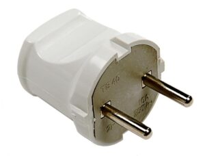 Вилка прямая 10А 4142 бел. ASD / IN HOME 4690612000572 — изображение 2