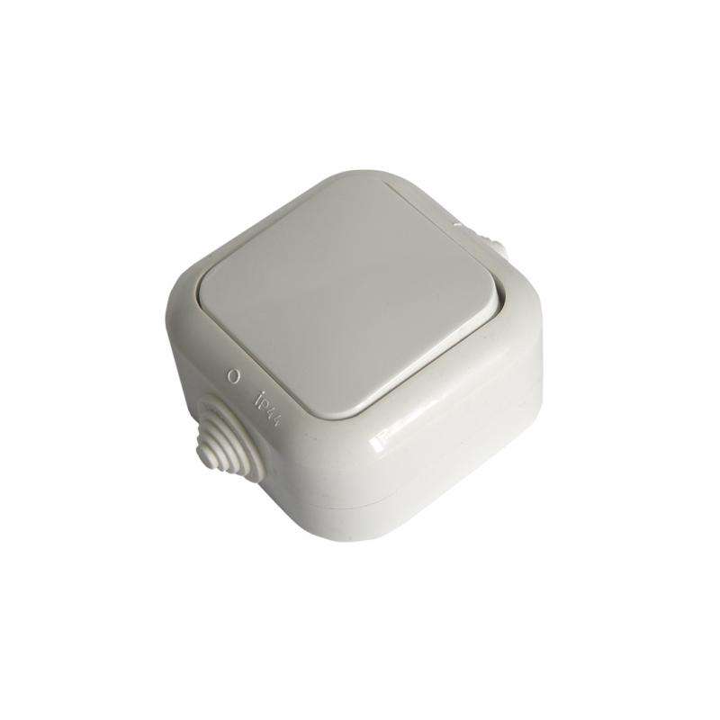 50824.jpg Выключатель 1-кл. ОП 10А IP44 бел. БЕЛТИЗ А1 10-001 — изображение 1