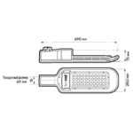 Светильник светодиодный PSL 02 GR 150Вт 5000К IP65 AC85-265В ДКУ уличный Pro+ JazzWay 5015845 — изображение 5