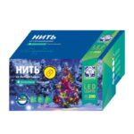 Гирлянда светодиодная "Нить" LD200-GW-BO 20м 200LED бел. уличная 8 режимов элементы питания 3хAA SHLights 4690601045454 — изображение 4