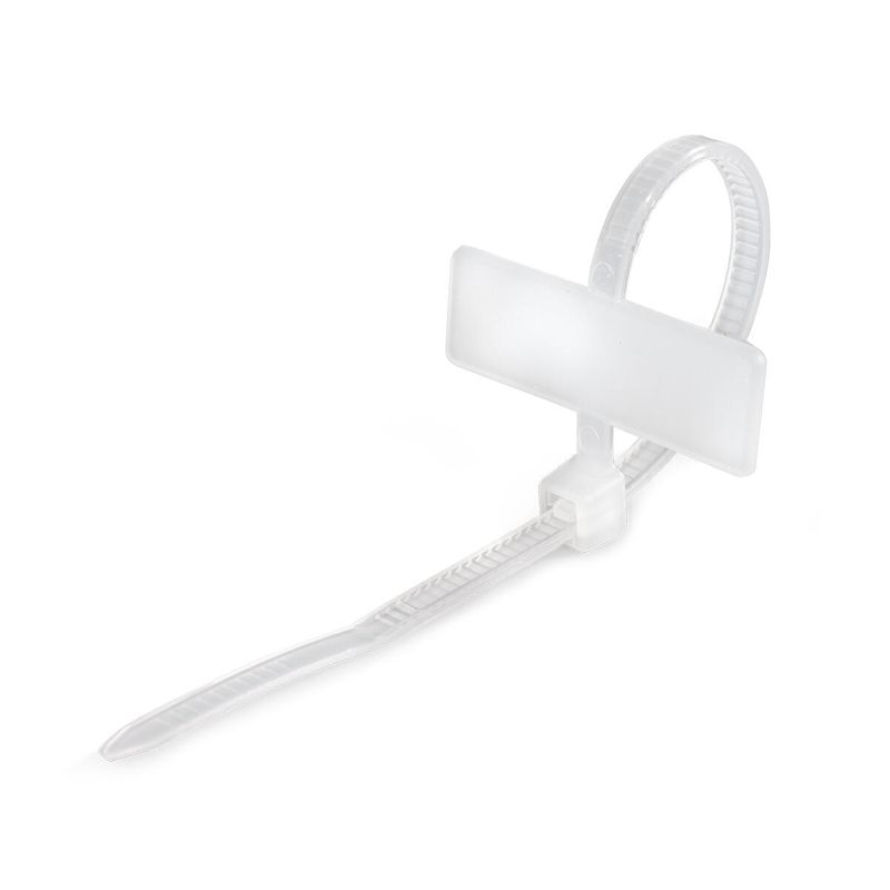 53314_1.jpeg Хомут кабельный КСМ 3х200 нейл. бел. (уп.100шт) Fortisflex 53314 — изображение 1