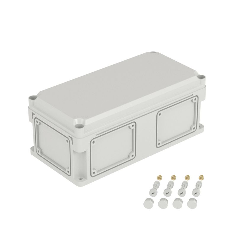 542310_1.jpeg Корпус 400х200х160мм IP67 с непрозр. крышкой 35мм с фланцами пластик. DKC 542310 — изображение 1