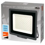 Прожектор светодиодный PFL-C3 100Вт 6500К IP65 ДО закален. прозр. стекло Pro JazzWay 5023628A — изображение 5