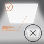Светильник светодиодный Eco Class Panel 600 36Вт 6500К IP40 3240лм 595х595 ДВО без скоб панель бел. LEDVANCE 4058075386662 — изображение 5