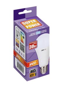 Лампа светодиодная PLED-SP 30Вт A65 5000К холод. бел. E27 230/50 JazzWay 5019720 — изображение 2