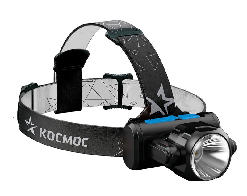 579095.jpg Фонарь аккумуляторный налобный XPE 3Вт COB 5Вт аккум. LI-on 1.2А.ч ЗУ Micro USB КОСМОС KOCH5WLi-On — изображение 1