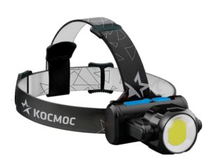 Фонарь аккумуляторный налобный XPE 3Вт COB 5Вт аккум. LI-on 1.2А.ч ЗУ Micro USB КОСМОС KOCH5WLi-On — изображение 2