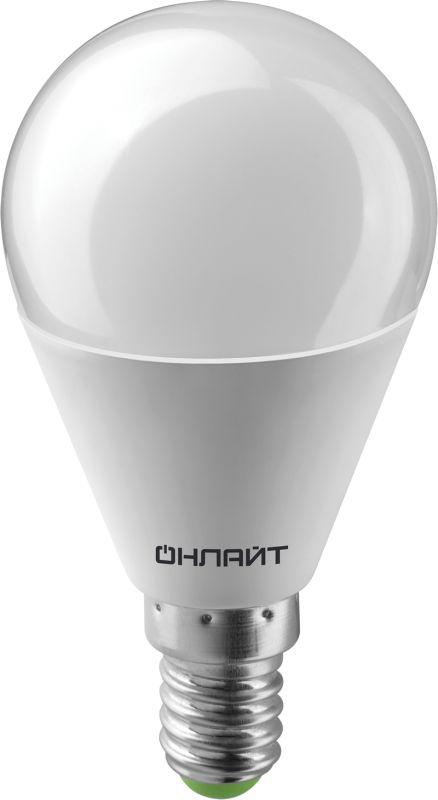 61136_1.jpeg Лампа светодиодная 61 136 OLL-G45-6-230-6.5K-E14 6Вт шар 6500К холод. бел. E14 600лм 176-264В ОНЛАЙТ 61136 — изображение 1
