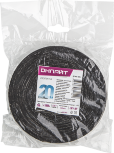 Изолента ХБ 20мм (рул.20м) 61 154 OIT-H20-20/BL 250г ОНЛАЙТ 61154 — изображение 2