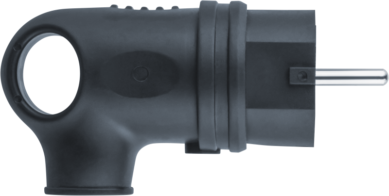 61367_1.png Вилка угловая 61 367 NCA-PLR01-16A-E-IP44-BL с заземл. каучук черн. Navigator 61367 — изображение 1