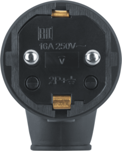 Вилка угловая 61 367 NCA-PLR01-16A-E-IP44-BL с заземл. каучук черн. Navigator 61367 — изображение 3