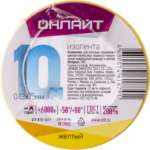 Изолента ПВХ 61 879 OIT-B15-10/Y желт. ОНЛАЙТ 61879