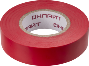 Изолента ПВХ 61 881 OIT-B19-20/R красн. ОНЛАЙТ 61881 — изображение 2