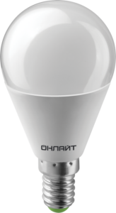 Лампа светодиодная 61 966 OLL-G45-10-230-4K-E14 10Вт шар 4000К нейтр. бел. E14 1000лм 176-264В ОНЛАЙТ 61966