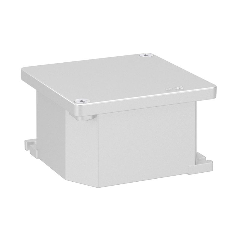 65300_1.jpeg Коробка ответвительная 90х90х53мм IP66 RAL9006 окрашен. алюм. DKC 65300 — изображение 1
