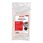 Хомут кабельный 3.6х150 тройной замок нейл. бел. (уп.100шт) Rexant 67-0150-4 — изображение 3