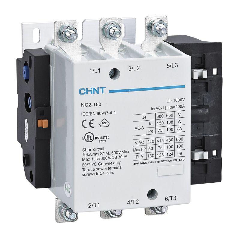 671398_1.jpeg Контактор NC2-150 150А кат. 220-240В AC AC-3 (R) CHINT 671398 — изображение 1