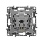 Розетка 1-м СП Etika 16А IP31 250В 2P+E с заземл. защ. шторки немецк. стандарт винтов. клеммы механизм алюм. IEK 672422 — изображение 4