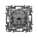Розетка 1-м СП Etika 16А IP31 250В 2P+E с заземл. защ. шторки немецк. стандарт винтов. клеммы механизм антрацит IEK 672622 — изображение 2