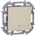 Выключатель 1-кл. Inspiria 10А IP20 250В 10AX с подсветкой/индикацией механизм сл. кость IEK 673611