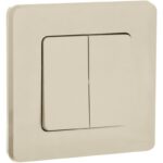 Выключатель 2-кл. Inspiria 10А IP20 250В 10AX механизм сл. кость IEK 673621 — изображение 3