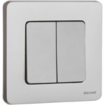 Выключатель 2-кл. Inspiria 10А IP20 250В 10AX механизм алюм. IEK 673622 — изображение 6