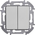 Выключатель 2-кл. Inspiria 10А IP20 250В 10AX механизм алюм. IEK 673622 — изображение 4