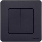 Выключатель 2-кл. Inspiria 10А IP20 250В 10AX механизм антрацит IEK 673623 — изображение 5