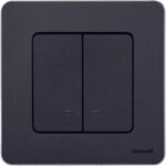 Выключатель 2-кл. Inspiria 10А IP20 250В 10AX с подсветкой/индикацией механизм антрацит IEK 673633 — изображение 5