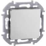 Переключатель 1-кл. Inspiria 10А IP20 250В 10AX механизм алюм. IEK 673652