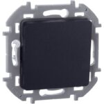 Переключатель 1-кл. Inspiria 10А IP20 250В 10AX механизм антрацит IEK 673653