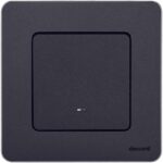 Переключатель 1-кл. Inspiria 10А IP20 250В 10AX с подсветкой/индикацией механизм антрацит IEK 673663 — изображение 5