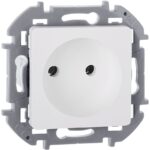 Розетка 1-м СП Inspiria 16А IP20 250В 2P механизм бел. IEK 673710
