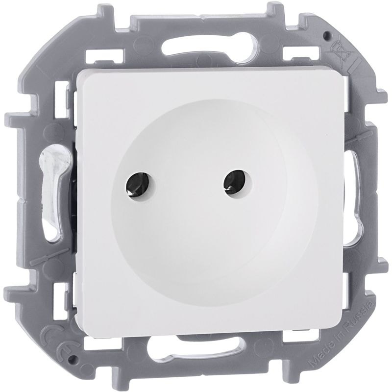 673710_1.jpeg Розетка 1-м СП Inspiria 16А IP20 250В 2P механизм бел. IEK 673710 — изображение 1