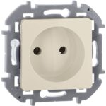 Розетка 1-м СП Inspiria 16А IP20 250В 2P механизм сл. кость IEK 673711