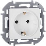 Розетка 1-м СП Inspiria 16А IP20 250В 2P+E немецк. стандарт механизм бел. IEK 673720
