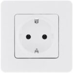 Розетка 1-м СП Inspiria 16А IP20 250В 2P+E немецк. стандарт механизм бел. IEK 673720 — изображение 5